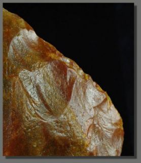 Large Lower Acheulean Flint Cordiform Bifacial Handaxe, France