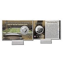 2012 nfl silver plated coin card mercedes benz superdom price $ 19 98