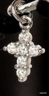 New $820 00 Roberto Coin 18K Gold Diamond Tiny Cross Bracelet Sale