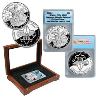 Coin Collector 2010 Boy Scouts of America ANACS PR70 Proof FDOI Silver