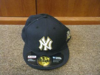 New Yankees 27 World Series w Gold White NY Cap Hat Fitted Extra Large