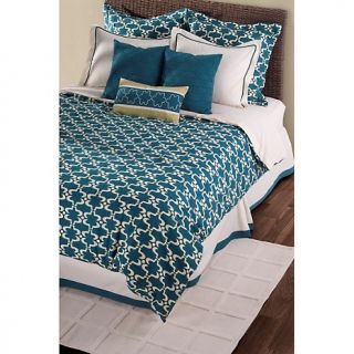 Rizzy Home Teal 10 piece Duvet Set   King