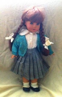Engel Puppe Puppen Vinyl Doll 17 Made in Germany Signed by H Engel