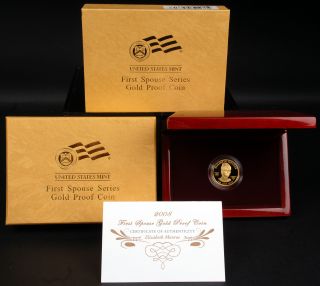This is a 2008 $10 Elizabeth Monroe First Spouse 1/2 Ounce .9999 Fine