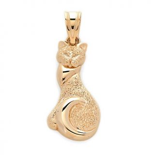 Michael Anthony Jewelry® 10K Sparkle Kitty Pendant