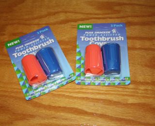 Toothbrush Cover Larger Design Electric Battery 2 Packs Various Colors