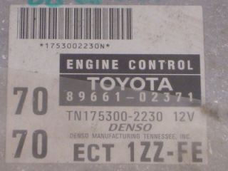 engine control unit ecu toyota corolla 1998 oem