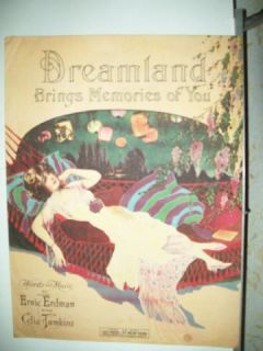 Dreamland Brings Memories of You 1919 by Erman Tomkin
