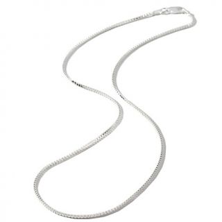Jewelry Necklaces Chain Sterling Silver 1.3mm Box Chain   20