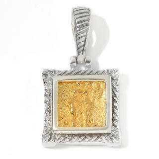 Tagliamonte Tagliamonte Sterling Silver & 14K Psyche Square Venetian