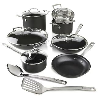 218 291 emeril hard anodized dishwasher safe 14 piece cook set with