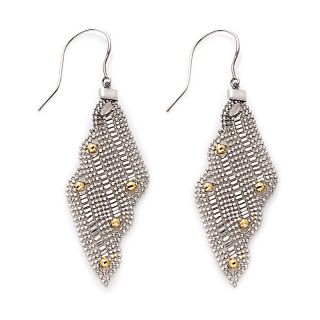 Jewelry Earrings Drop MAJ® 14K 2 Tone Bead Dangle Earrings