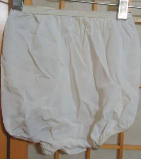 NOS White USA Made Collins Aikman Vintage Nylon Tricot Panties UNWORN