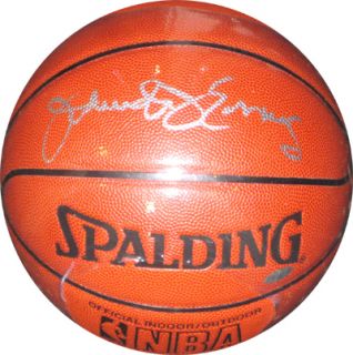 Julius Erving Signed Autographed Official NBA Basketball Steiner