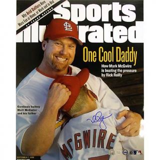  Sports Mark McGwire with Son 16 x 20 Signed Sports Illustrated Cover