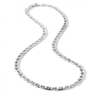 Sterling Silver 5.3mm Flat Mariner Chain 16 Necklace