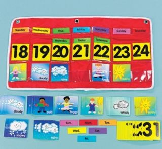  POCKET CHART Calendar Teacher Classroom CARDS Kindergarten Elementary