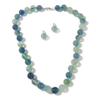 Sonoma Studios Fluorite 20 Necklace and Earrings Set
