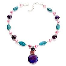 Mine Finds by Jay King Multigemstone Beaded Y Drop 19 Necklace