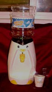  PENQUIN MINI WATER COOLER GREAT FOR THE KIDS ESPECIALLY IN BATHROOM