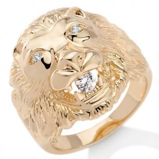 mens 21ct absolute lions head ring d 2011050323135499~128321