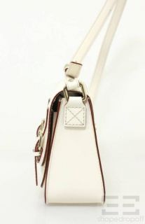Kate Spade Bone White Leather Essex Scout Messenger Bag NEW With Tags