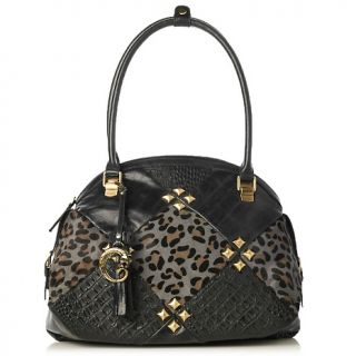  geometric mixed media leather satchel rating 23 $ 79 00 s h $ 7 22 