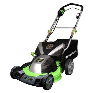 DualMOTOR 24 Volt Cordless 20 Self Propelled Lawn Mower with Bag and