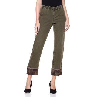  cropped jeggings with printed cuff rating 37 $ 39 90 s h $ 6 21 retail