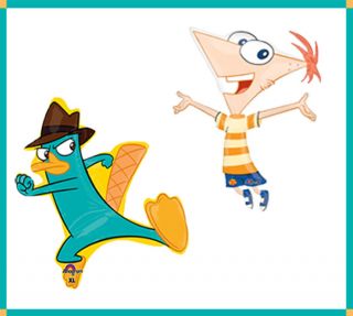 Perry the Platypus & Phineas & Ferb Disney Mylar Balloon Set ~ Perfect