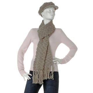 Hot In Hollywood Woven Scarf and Cap Set