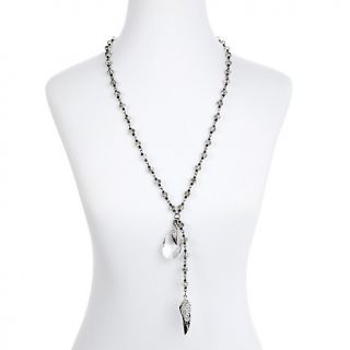 Sophie & Shannons Jewel Box 29 1/2 Bead Link Wing Tassel Necklace at
