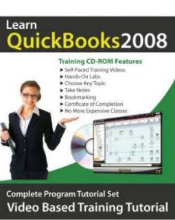 Learn QUICKBOOKS 2008 Software Video Training Tutorial NEW
