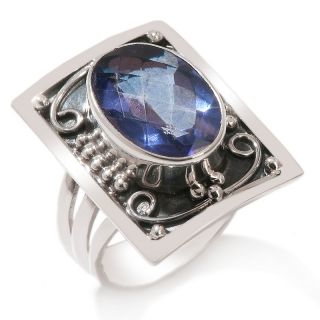 Nicky Butler Violet Blue Quartz Sterling Silver Ring