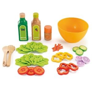 Educo Pretend Play Food Healthy Salad Greens Veggie Set