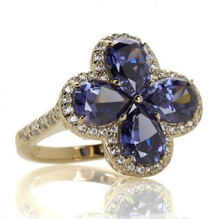 Jewelry Rings Cocktail Jean Dousset Absolute™ Pear Tanzanite