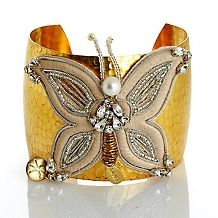  Khan Butterfly Beaded 31 Drop Necklace