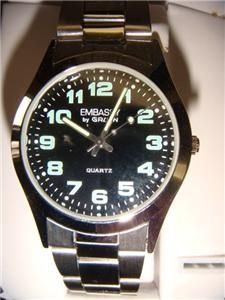  Store New Old Stock Mens Wrist Watch Embassy by Gruen Stainless