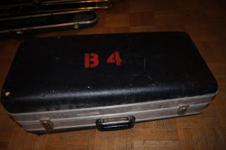 Vintage Getzen Titleist Silver Euphonium Mouthpiece Case