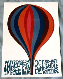 The Grateful Dead Big Brother ALF Fee Fair Poster San Francisco 1966