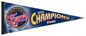 Indiana Fever 2012 WNBA BASKETBALL CHAMPIONS Premium Felt