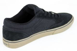 emerica mens jinx shoes size 9 black gum