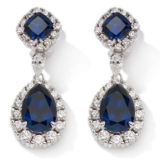 Jewelry Earrings Drop Jean Dousset Absolute™ Sapphire Silver