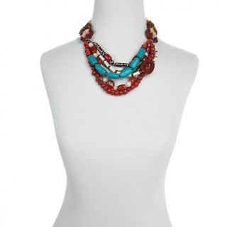 bajalia amal multicolor beaded ribbon 38 34 necklace d 00010101000000