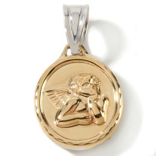  sterling silver and 10k angel pendant rating 38 $ 17 46 s h