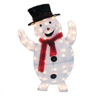 110 7116 winter lane 36 snowy soft snowman holiday sculpture rating be