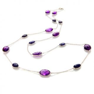  of India Treasures of India Multigemstone Sterling Silver 36 Necklace