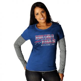 Buffalo Bills NFL Womens Layered Long Sleeve T Shirt at