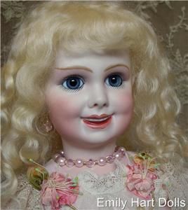  203 Antique Reproduction Bisque Doll Head Only by Emily Hart