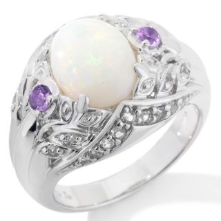  43ct opal amethyst and white topaz ring rating 38 $ 41 97 s h $ 5
